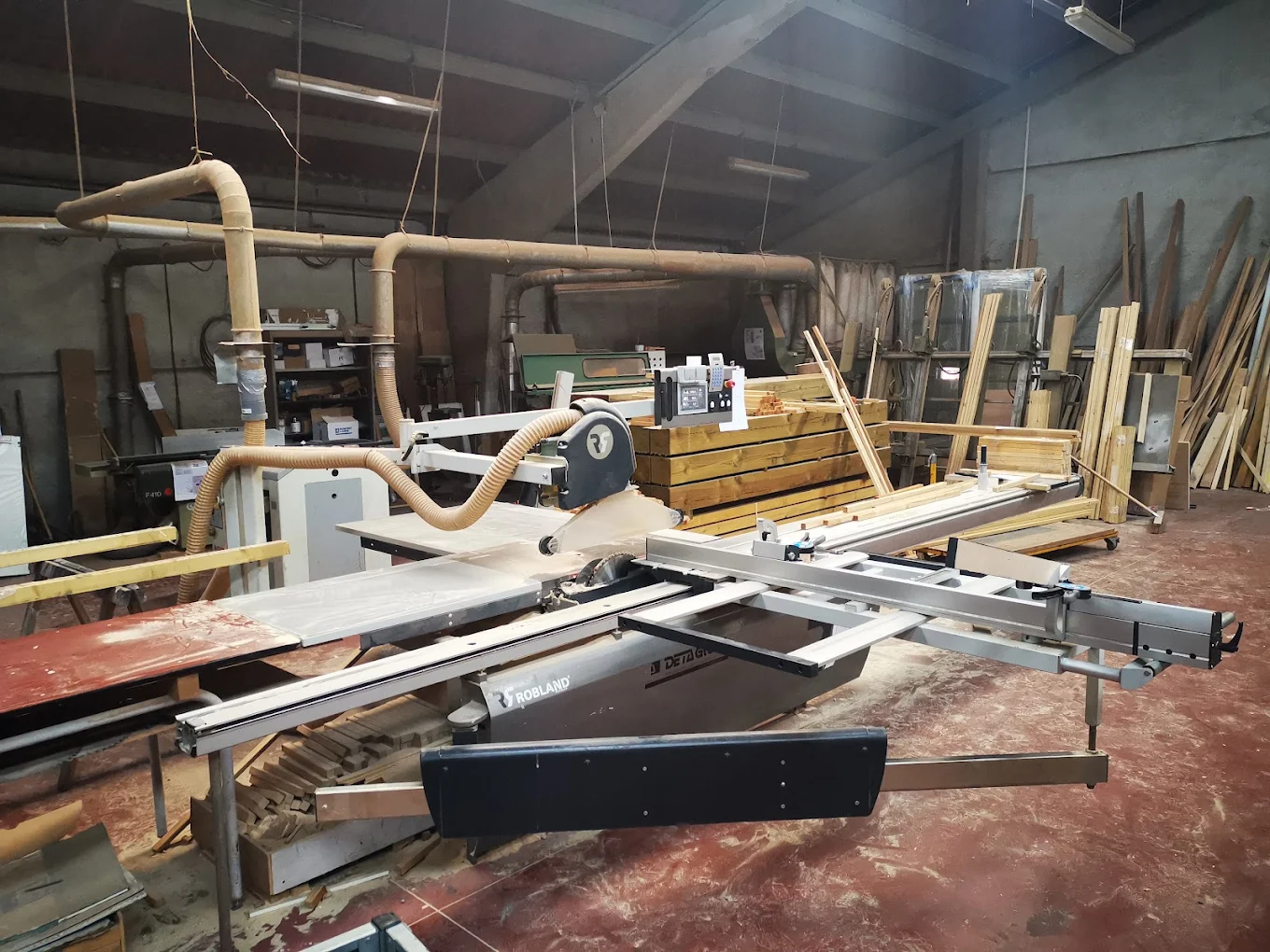 Atelier menuiserie Delahousse à Halluin